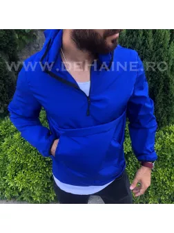 Jacheta barbati de toamna albastra din fas subtire B2370 O4-2